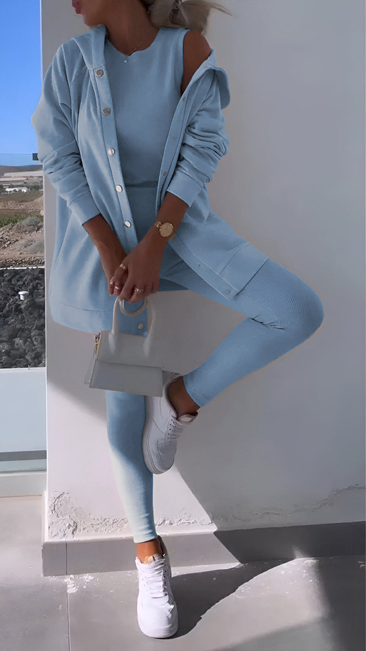 Stilla | Hættetrøje Og Leggings Sæt