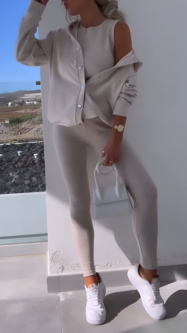 Stilla | Hættetrøje Og Leggings Sæt