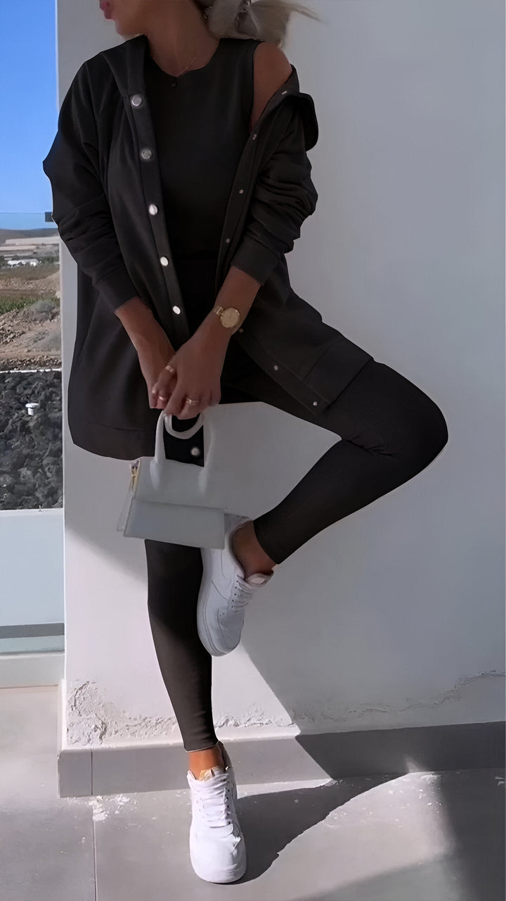 Stilla | Hættetrøje Og Leggings Sæt