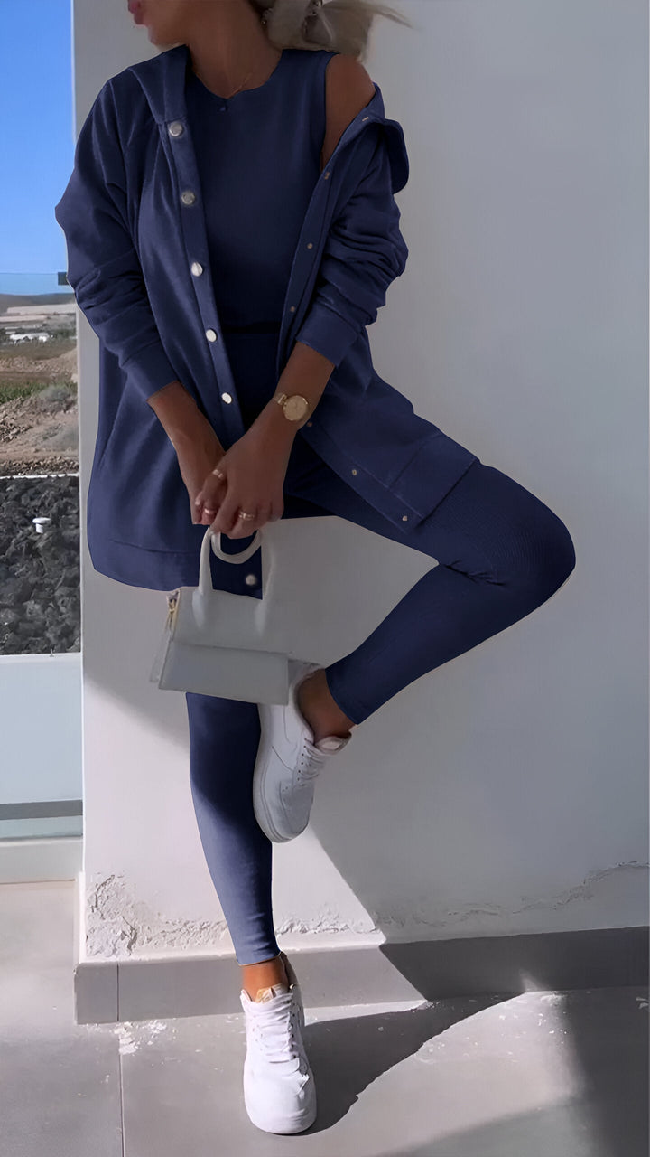 Stilla | Hættetrøje Og Leggings Sæt