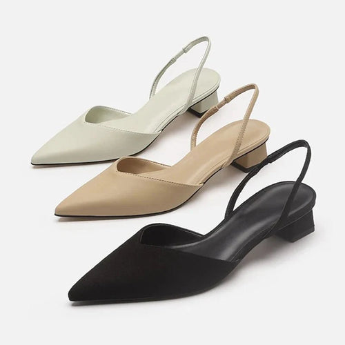 Stilla | Slingback Sandaletter Med Hæl