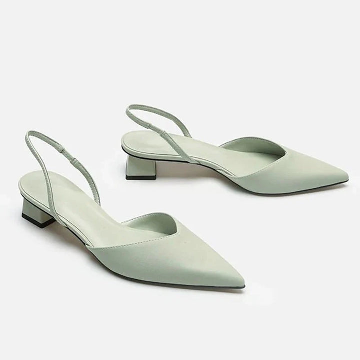 Stilla | Slingback Sandaletter Med Hæl