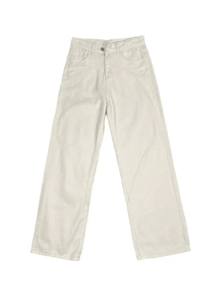 Stilla | Marie Baggy Jeans Med Høj Talje