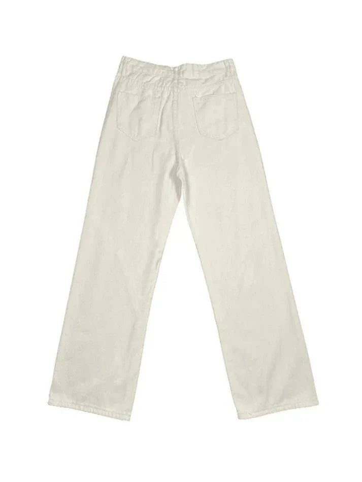 Stilla | Marie Baggy Jeans Med Høj Talje