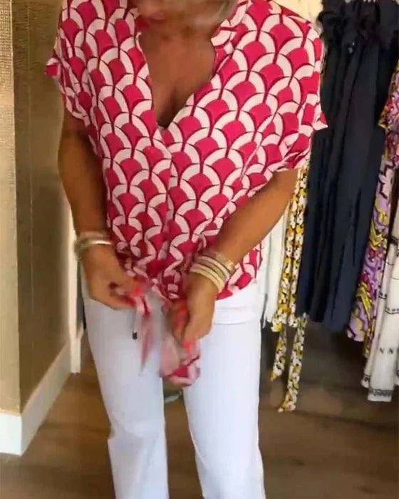 Stilla | Trykt Bluse