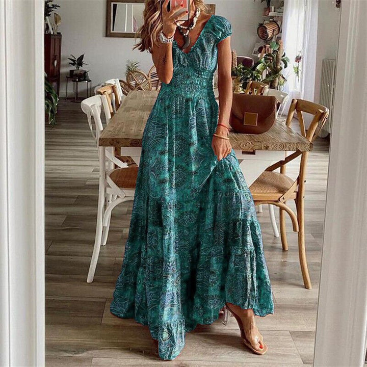 Stilla | Flydende Boho Maxikjole