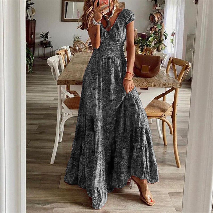 Stilla | Flydende Boho Maxikjole