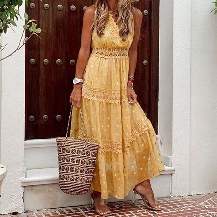 Stilla | Boho Spids Maxikjole