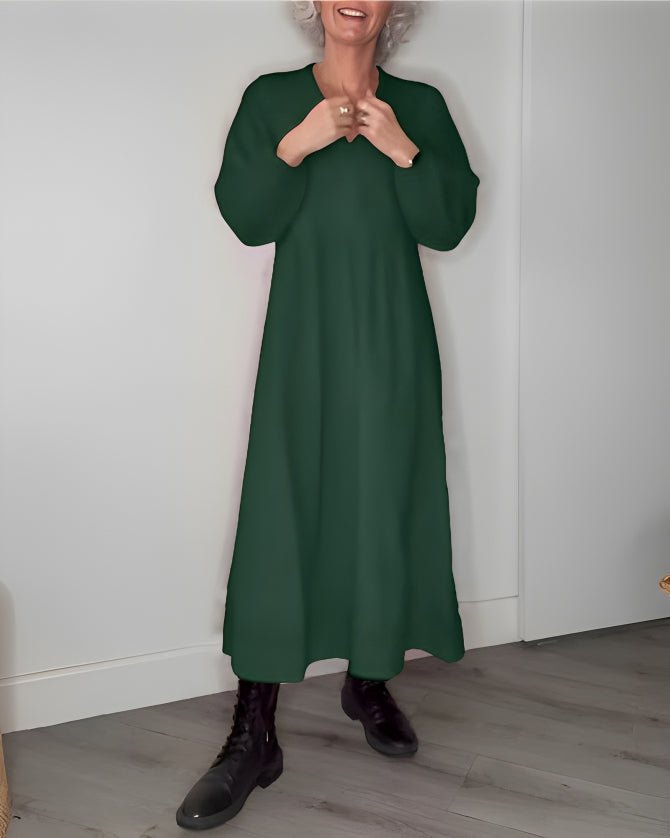 Stilla | Loose Langeærmet Midikjole