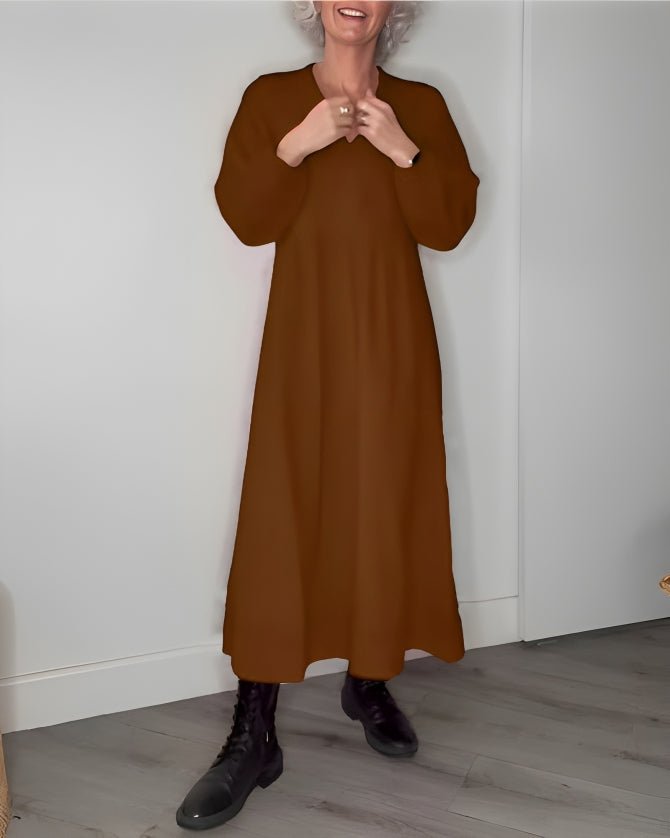 Stilla | Loose Langeærmet Midikjole