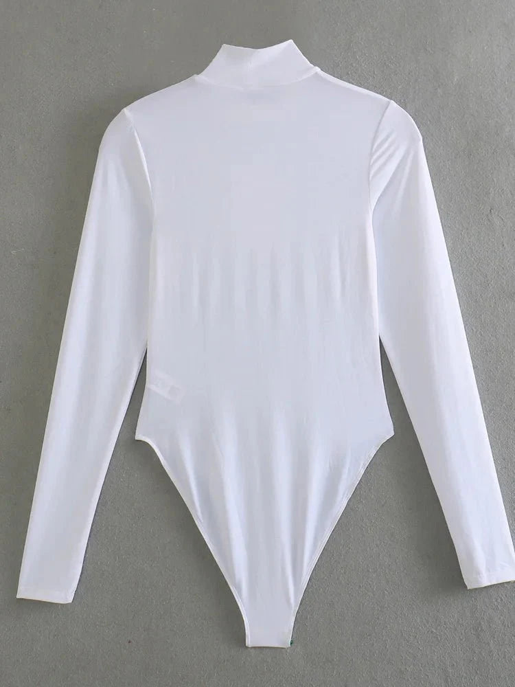 Stilla | Langærmet Rullekrave Bodysuit