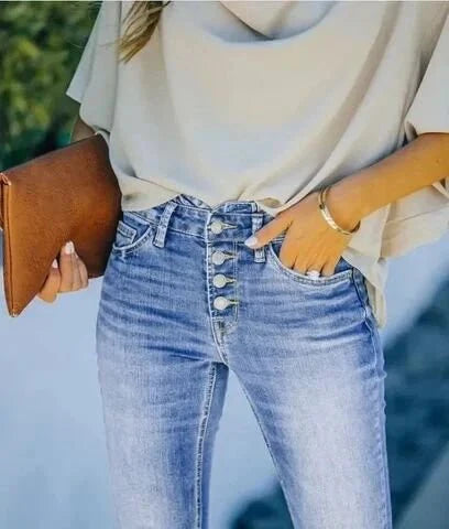 Stilla | Flared jeans med høj talje