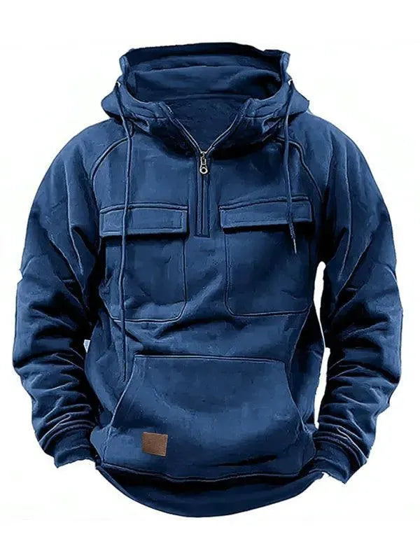 Stilla | Multifunktionelle Lommer Hoodie Herre Vinterjakke