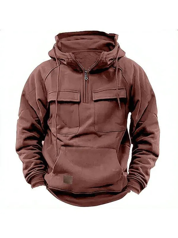 Stilla | Multifunktionelle Lommer Hoodie Herre Vinterjakke