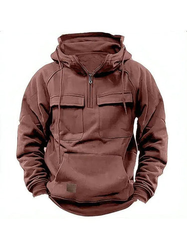 Stilla | Multifunktionelle Lommer Hoodie Herre Vinterjakke