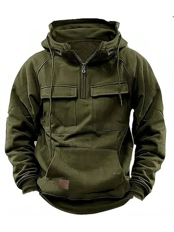 Stilla | Multifunktionelle Lommer Hoodie Herre Vinterjakke