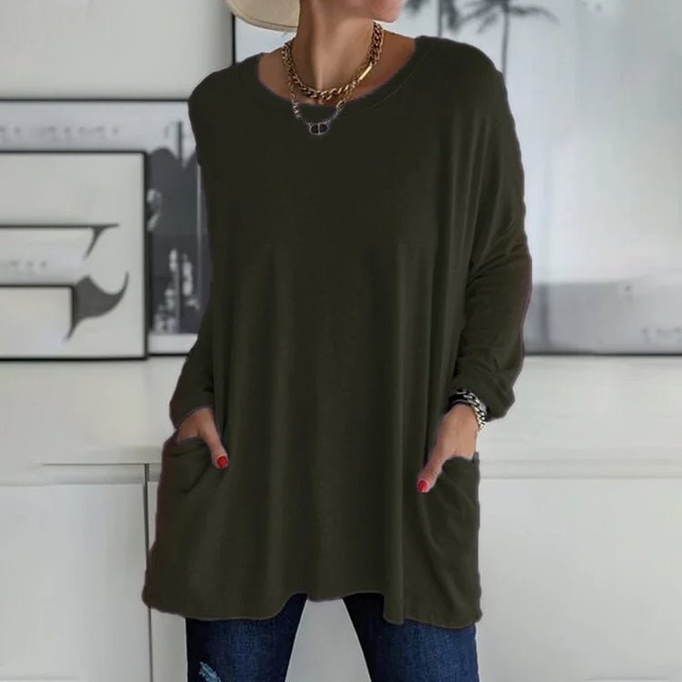 Stilla | Overdimensioneret Løs Varm Pullover