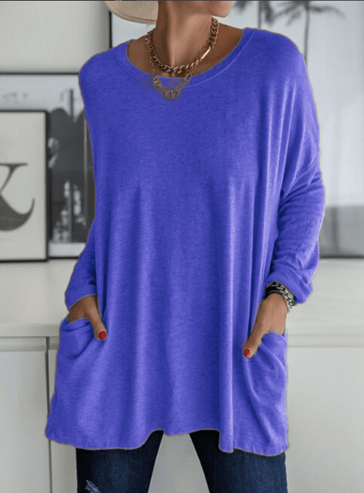 Stilla | Overdimensioneret Løs Varm Pullover