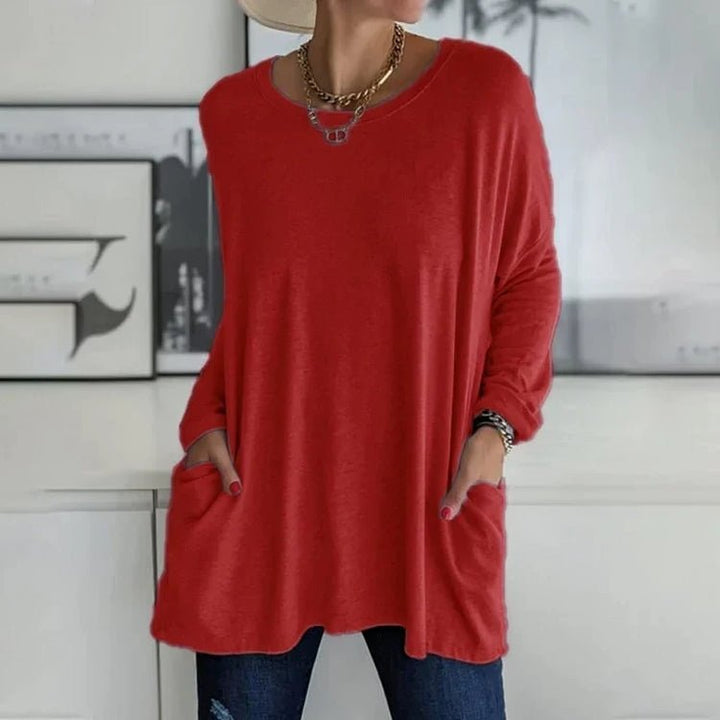 Stilla | Overdimensioneret Løs Varm Pullover