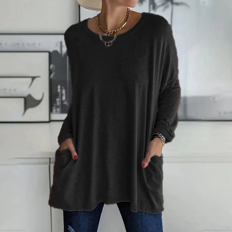 Stilla | Overdimensioneret Løs Varm Pullover