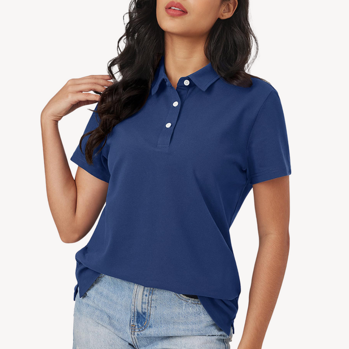 Stilla | Kvinders Cotton Polo Shirt