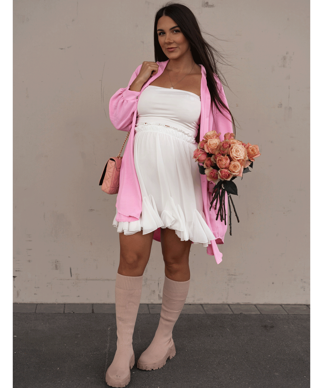 Stilla | Elegant Hvid Nederdel