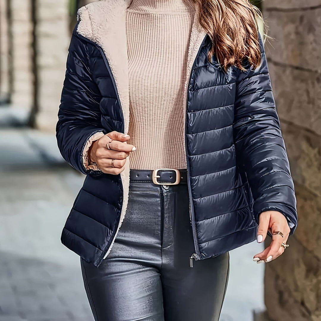 Stilla | Varm Polstret Hoodie-Jakke