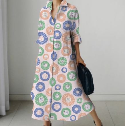 Stilla | Elegante Skjortekjole Til Kvinder