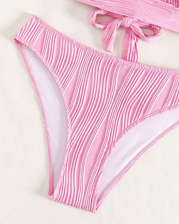 Stilla | Enkel, Sexet Bikini Med En Dyb V-hals