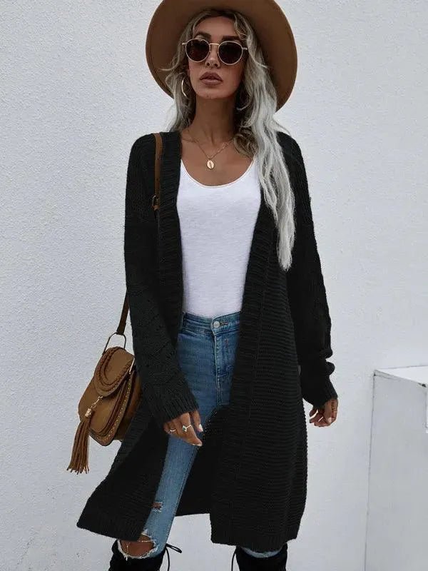 Stilla | Strik Lang Kvinder Strikjakke Pullover