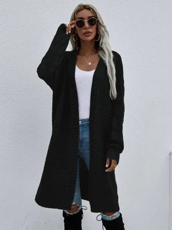 Stilla | Strik Lang Kvinder Strikjakke Pullover