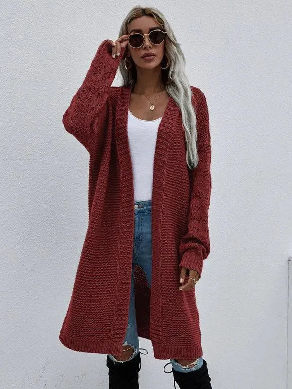 Stilla | Strik Lang Kvinder Strikjakke Pullover