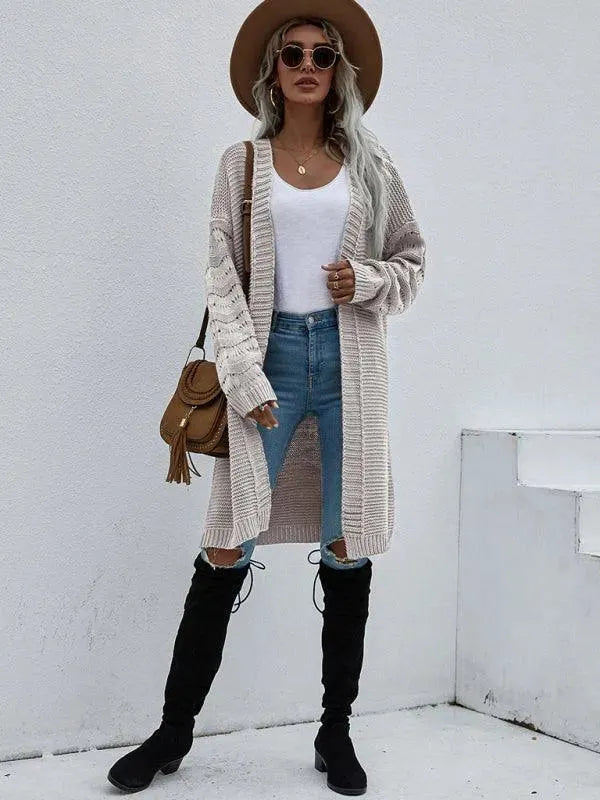 Stilla | Strik Lang Kvinder Strikjakke Pullover