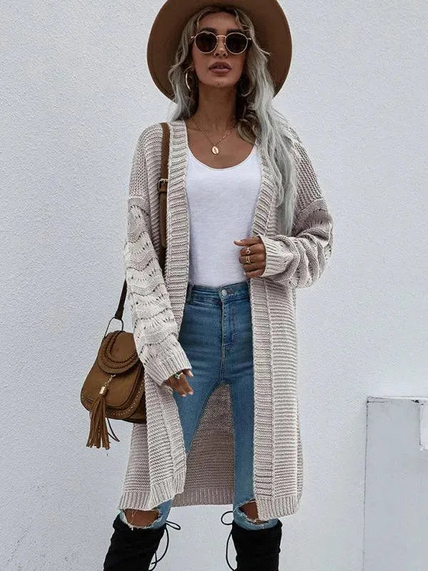 Stilla | Strik Lang Kvinder Strikjakke Pullover