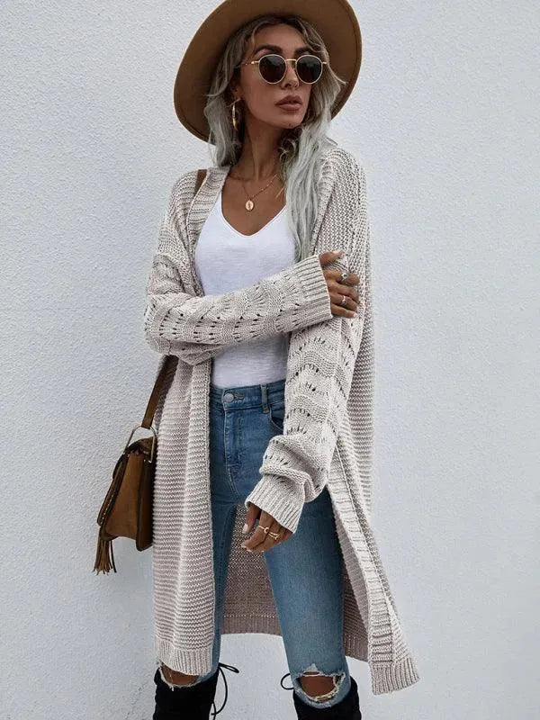 Stilla | Strik Lang Kvinder Strikjakke Pullover