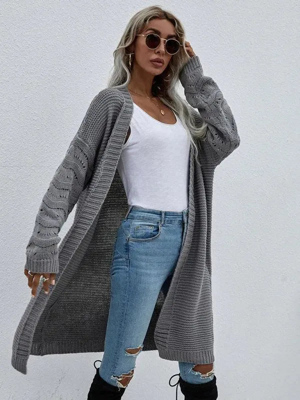 Stilla | Strik Lang Kvinder Strikjakke Pullover