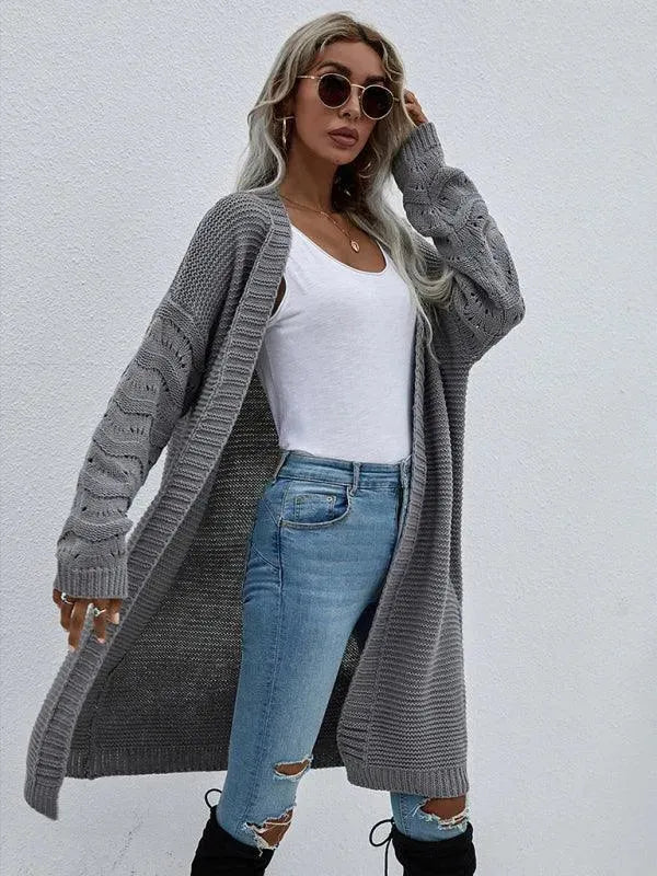 Stilla | Strik Lang Kvinder Strikjakke Pullover