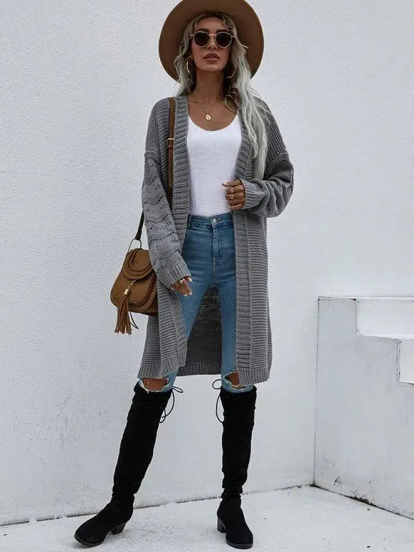 Stilla | Strik Lang Kvinder Strikjakke Pullover