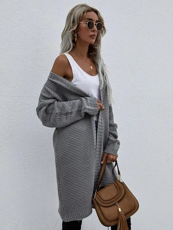 Stilla | Strik Lang Kvinder Strikjakke Pullover