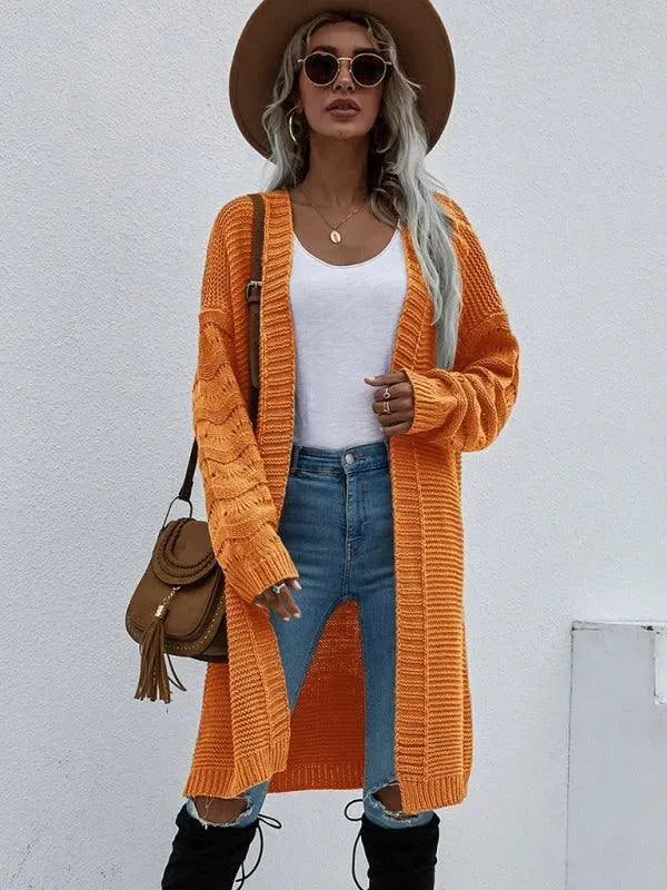 Stilla | Strik Lang Kvinder Strikjakke Pullover