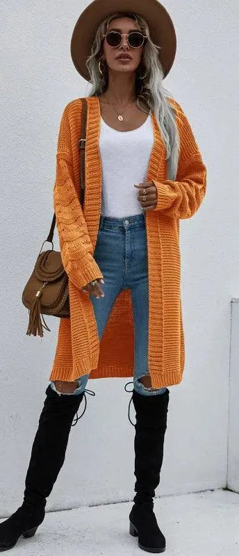 Stilla | Strik Lang Kvinder Strikjakke Pullover