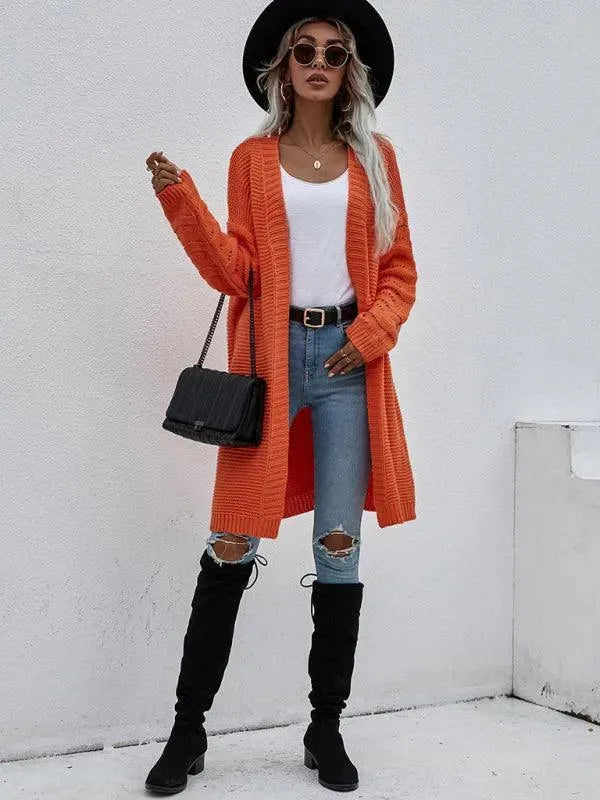 Stilla | Strik Lang Kvinder Strikjakke Pullover