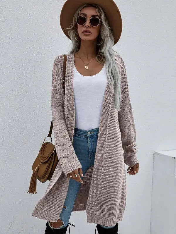 Stilla | Strik Lang Kvinder Strikjakke Pullover