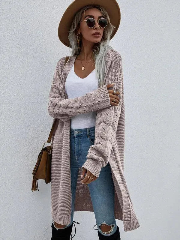 Stilla | Strik Lang Kvinder Strikjakke Pullover