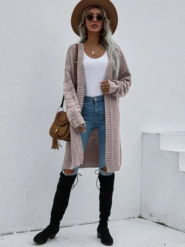 Stilla | Strik Lang Kvinder Strikjakke Pullover