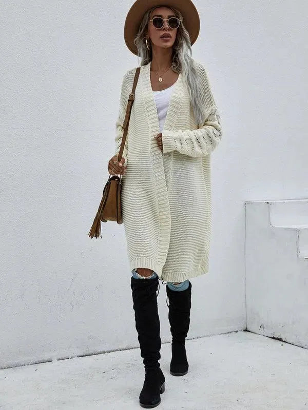 Stilla | Strik Lang Kvinder Strikjakke Pullover