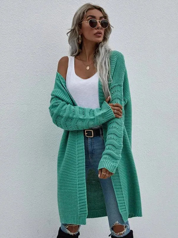 Stilla | Strik Lang Kvinder Strikjakke Pullover