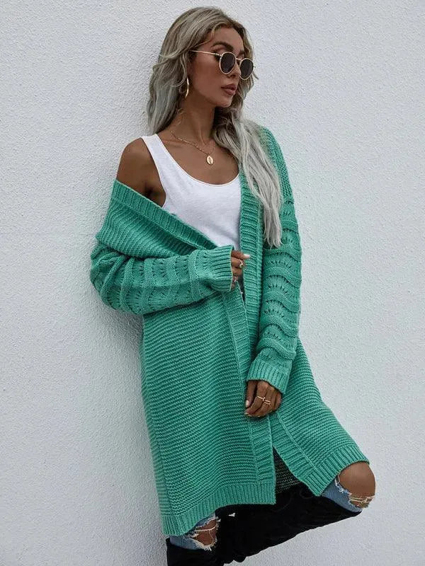 Stilla | Strik Lang Kvinder Strikjakke Pullover