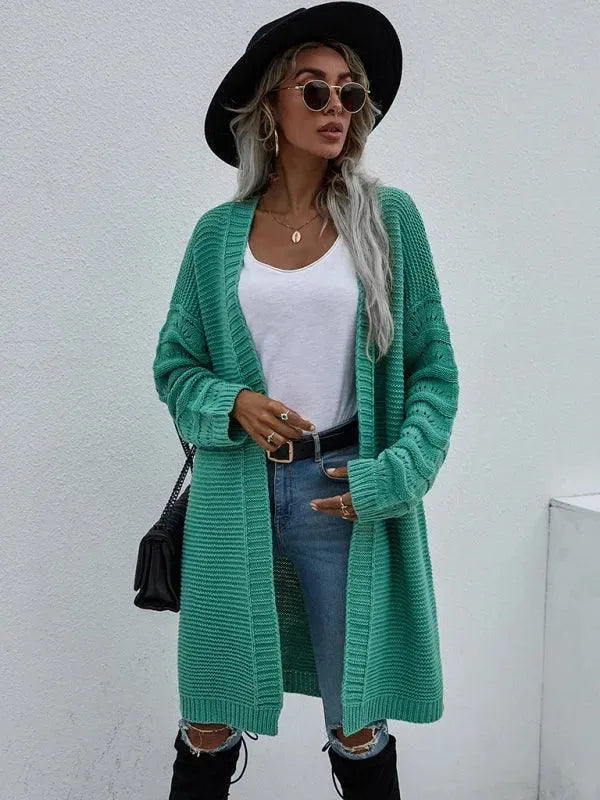 Stilla | Strik Lang Kvinder Strikjakke Pullover