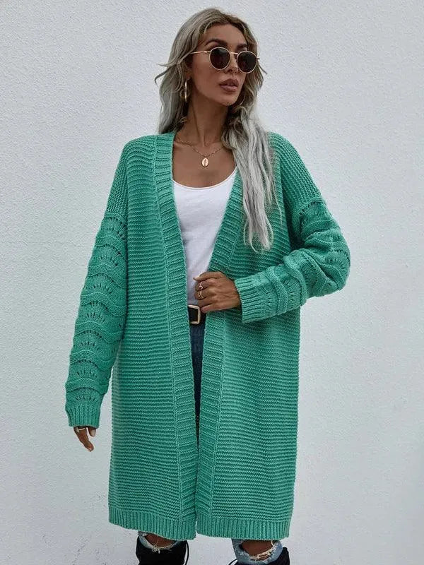 Stilla | Strik Lang Kvinder Strikjakke Pullover